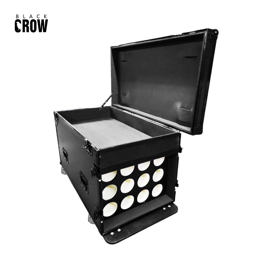 CASE PARA 12 SOPORTES DE MICRÓFONO CON RUEDAS BLACK CROW MIC12