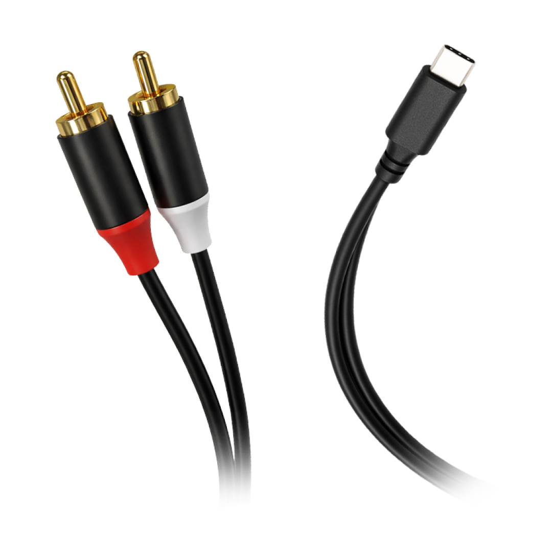 CABLE 2 RCA A USB C NEBRASKA 1.8 METROS