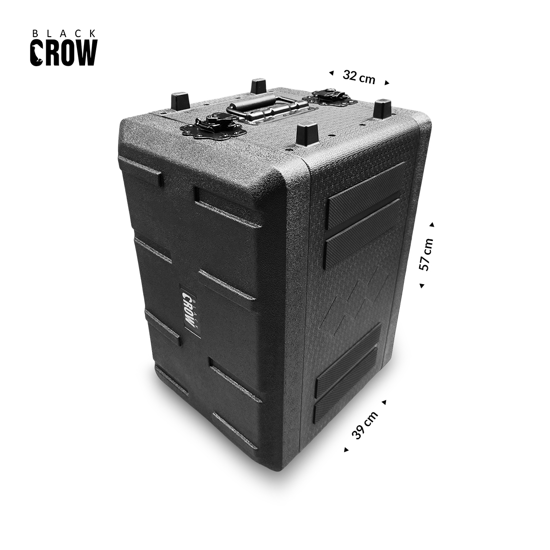 RACK 6U CORTO BLACK CROW PECQ6US