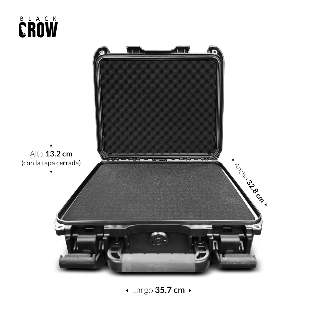 MALETA PROTECTORA PP BLACK CROW PPFR-3226 - 35.7 x 32.8 x 13.2cm