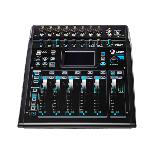 CONSOLA DIGITAL 12 ENTRADAS CON PANTALLA TÁCTIL PSG AUDIO TQ-12